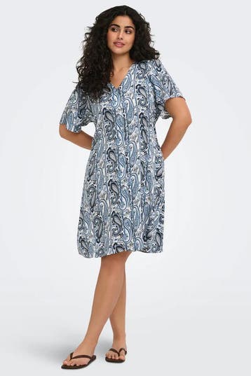 ONLY jurk korte mouw Maat:, Kleding | Dames, Verzenden, Nieuw, Overige kleuren