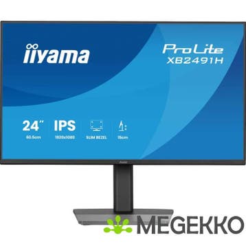 Iiyama ProLite XB2491H-B1 24  Full HD IPS monitor, Verzenden, Nieuw, Iiyama