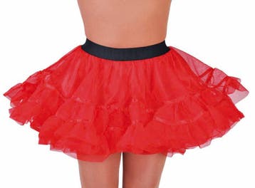 Petticoat kort rood brede elastiek, Ophalen of Verzenden, Nieuw