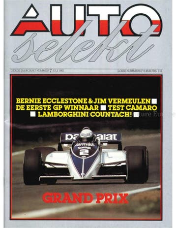 1982 AUTOSELEKT MAGAZINE 07 NEDERLANDS, Nieuw, Author