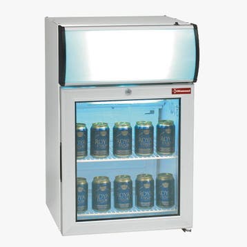 Vitrine tafelmodel positieve T°, 60 liter, met lichtbak, Verzenden, Nieuw in verpakking, Koelen en Vriezen