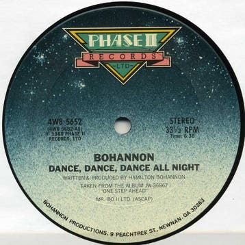 Hamilton Bohannon - Dance, Dance, Dance All Night (Maxi, Ophalen of Verzenden, Gebruikt