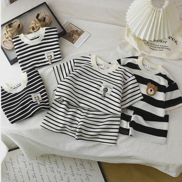 Zomer Set Kinderkleding: Gestreept T-shirt met Korte Mouwen, Verzenden, Nieuw