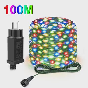 Waterdichte LED Kerstverlichting met Groen Draad - 50M/100M, Verzenden, Nieuw