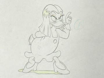Walt Disney, 1987/90 - Originele animatietekening van Magica, Verzamelen, Nieuw