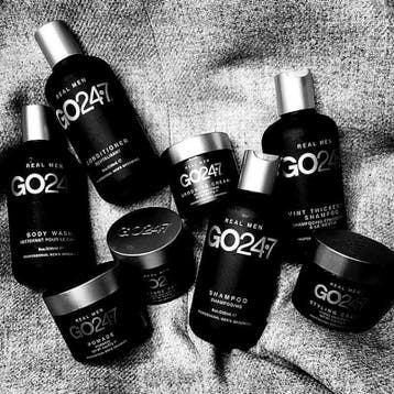 GO 24•7 Real Men - Shampoo - Gel - Wax - Cream -Conditioner, Ophalen of Verzenden, Nieuw