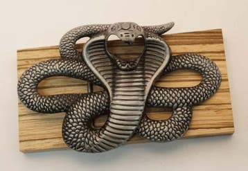 Buckle aanvallende cobra, Losse buckle of gesp, Overige kleuren, Verzenden, Geen merk