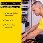 Elektricien nodig? Boek een betrouwbare vakman via Zoofy, 24-uursservice