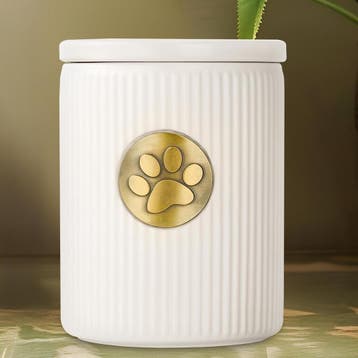 Hondenurn Keramiek Wit - 15kg | Retourdeal 38% Korting, Ophalen of Verzenden, Zo goed als nieuw