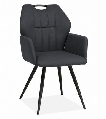 Eetkamerstoel Puck - eetkamerstoelen - Antraciet, Huis en Inrichting, Nieuw, Overige materialen