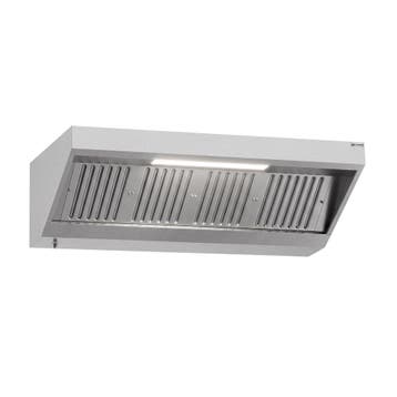 GGM Gastro | Wandafzuigkap RVS - 900mm diep - 1800mm - |, Witgoed en Apparatuur, Afzuigkappen, Wandschouwkap, Verzenden, Nieuw