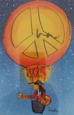 Udo Lindenberg (1946) - Peace, Antiek en Kunst