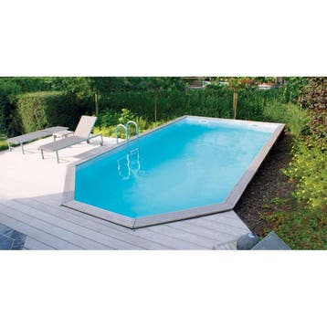 Gardipool Rectoo houten zwembad - 7.60 x 3.90 x 1.33 m, Verzenden, Nieuw