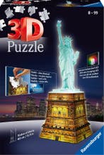 Ravensburger Statue of Liberty Night Edition- 3D puzzel, Ophalen of Verzenden, Zo goed als nieuw