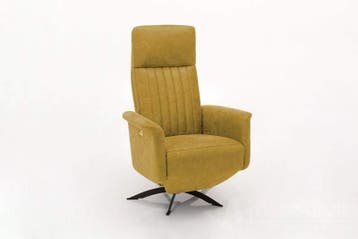 Relaxfauteuil Hessum - relaxfauteuils - Goud, Nieuw, Stof