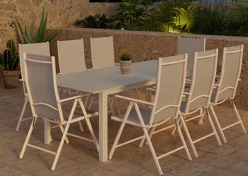 Tuintafel - Thijs -  230x100cm  - Beige - The Outsider, Verzenden, Nieuw
