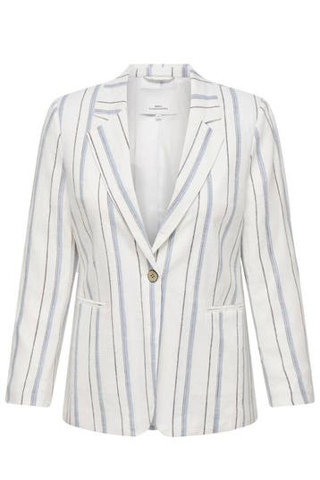 ONLY blazer CARSIESTA linnen streep Maat:, Verzenden, Nieuw, Overige kleuren