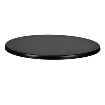 Tafelblad | Zwart | In-/Outdoor | Ø600x30(h)mm Werzalit, Verzenden, Nieuw in verpakking