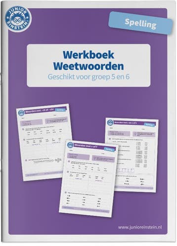 Junior Einstein Spelling werkboek Weetwoorden groep 5-6 (per, Verzenden, Nieuw