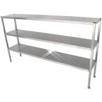 Rvs etagère 3 hoog 1200x300x900 mm, Verzenden, Nieuw in verpakking