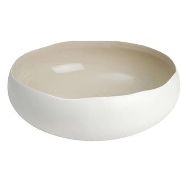 OSLO LINEN Grote kom wit, Nieuw