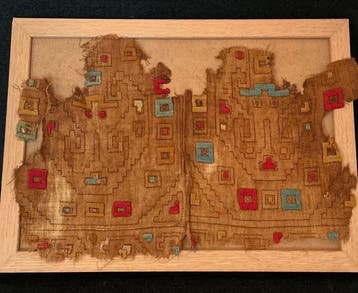 Precolumbiaans Wari- of Chimu-cultuur textiel – mogelijk