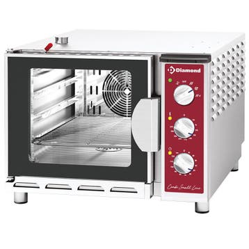 Diamond Hetelucht-/stoomoven | 4 Niveaus | 400v | Automatisc, Ophalen of Verzenden, Nieuw in verpakking