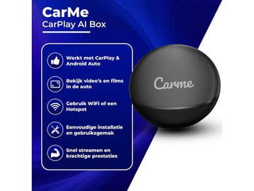 CarMe CarPlay AI Box - CarPlay Dongle - YouTube Netflix -, Verzenden