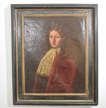 Italiaanse school (XVIII) - giovane aristocratico, Antiek en Kunst, Kunst | Schilderijen | Klassiek