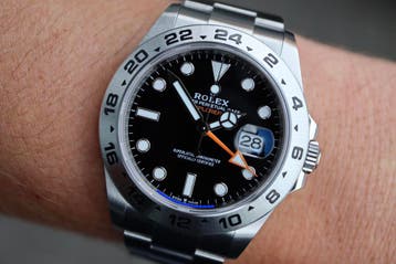 Horloge Rolex Explorer ll 08/2021 Full set, als nieuw, Staal, Polshorloge, Ophalen of Verzenden, Zo goed als nieuw