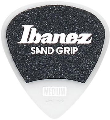 Ibanez PPA16MSGWH Sand Grip Teardrop plectrum Medium 0.80 mm, Ophalen of Verzenden, Nieuw, Akoestische gitaar