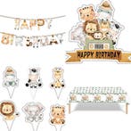 38-delige Jungle Safari Themafeest groen, Verzenden, Nieuw, Versiering, Verjaardag