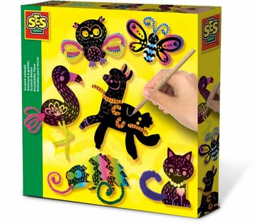 *Scratch dieren (Knutselpakketten, Creatief speelgoed), Verzenden, Nieuw, Knutselen