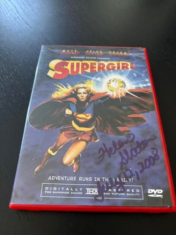 DVD Supergirl - Gesigneerd door Helen Slater, Verzamelen, Film en Tv, Ophalen of Verzenden, Nieuw, Film, Overige typen