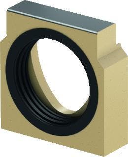 ACO Multiline Sealin V100S eindplaat voor gooteinde Ø110 mm, Ophalen of Verzenden, Nieuw
