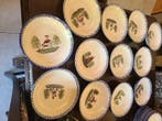 Eetservies voor 12 (15) - Aardewerk - 15 faience borden