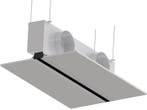 Instucbaar frameloos lijnrooster, Doe-het-zelf en Verbouw, Ventilatie en Afzuiging, Verzenden, Nieuw