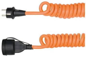 Krulsnoer, Spiraalsnoer, Spiraalkabel, Apparaatsnoer, Verzenden, Nieuw, Kabel of Snoer