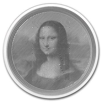 Tokelau Icon Mona Lisa 1 oz 2021 (30.000 oplage), Verzenden, Losse munt, Zilver