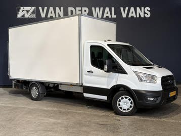 Ford Transit 2.0 TDCI 130pk Bakwagen Laadklep Euro6 Airco |, Stof, Gebruikt, Wit, Dealer onderhouden