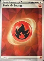 Fire Energy sve 010 holo Prismatic Evolutions, Ophalen of Verzenden, Nieuw, Losse kaart, Foil