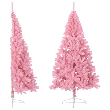 Kerstboom 240cm roze halfrond | retourdeal 46% korting, Ophalen of Verzenden, Zo goed als nieuw