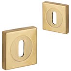 Deurklink set Victoria - mat goud - complete set, Nieuw, Overige materialen, Klink of Kruk