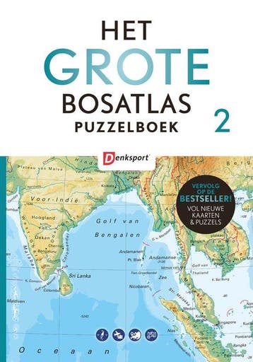 Het Grote Bosatlas Puzzelboek II - puzzels en rebussen - log, Verzenden, Nieuw