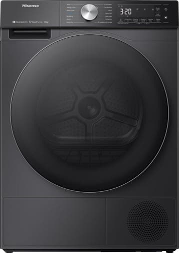 Hisense DH5S102BB wasdroger Vrijstaand Voorlader 10 kg529, Witgoed en Apparatuur, Overige typen, Nieuw, Ophalen of Verzenden, Anti-kreukfase