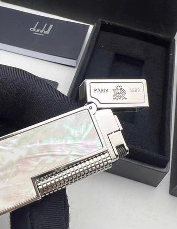 Dunhill - Zonder minimumprijs - Aansteker - Parelmoer,, Verzamelen, Nieuw