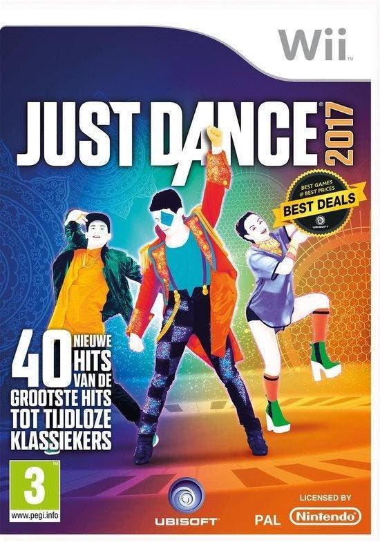 Wii Just Dance 2017, Spelcomputers en Games, Games | Nintendo Wii, Zo goed als nieuw, Verzenden