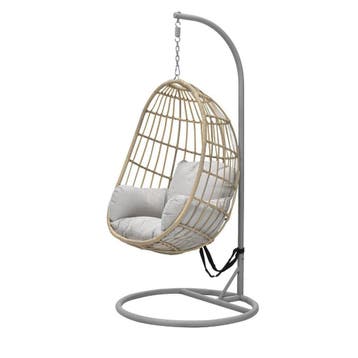 Garden Impressions Esmee hangstoel swing egg - natural, Verzenden, Nieuw