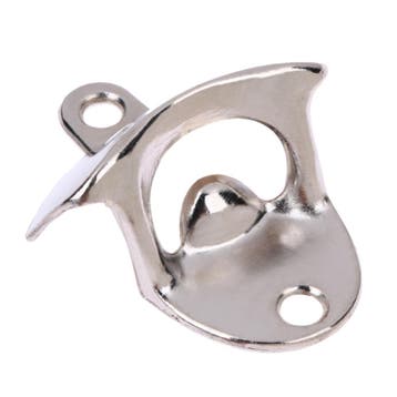 Zilvere Muur Flesopener, Verzenden, Nieuw