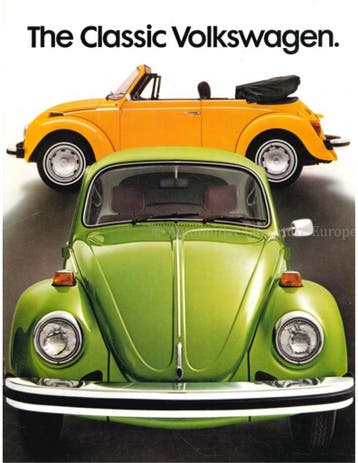 1977 VOLKSWAGEN KEVER BROCHURE ENGELS (USA), Nieuw, Volkswagen, Author